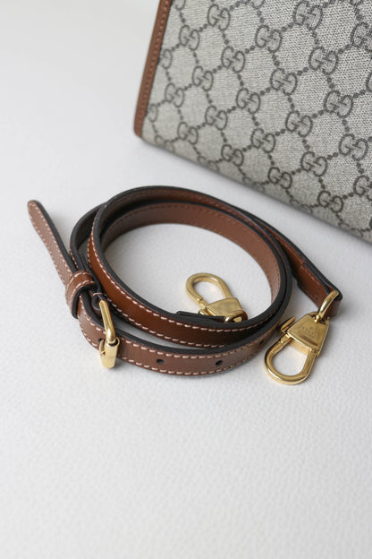 Gucci GG Supreme Monogram Canvas Tote Bag