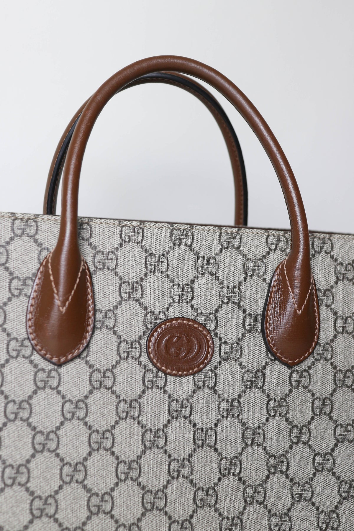 Gucci GG Supreme Monogram Canvas Tote Bag