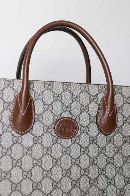 Gucci GG Supreme Monogram Canvas Tote Bag