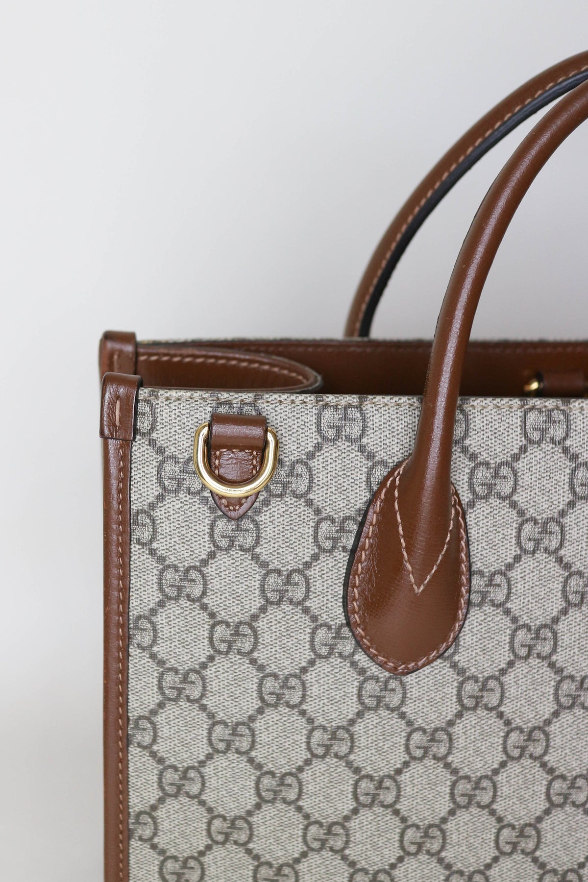 Gucci GG Supreme Monogram Canvas Tote Bag