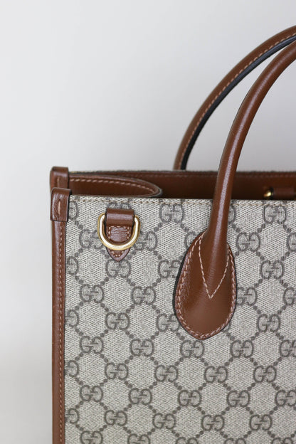 Gucci GG Supreme Monogram Canvas Tote Bag