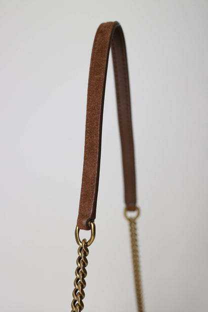 Saint Laurent Mini Sade Tube Shearling Bag