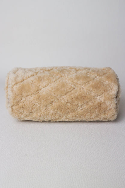 Saint Laurent Mini Sade Tube Shearling Bag