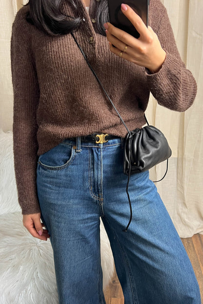 Bottega Veneta Mini Pouch Bag Black