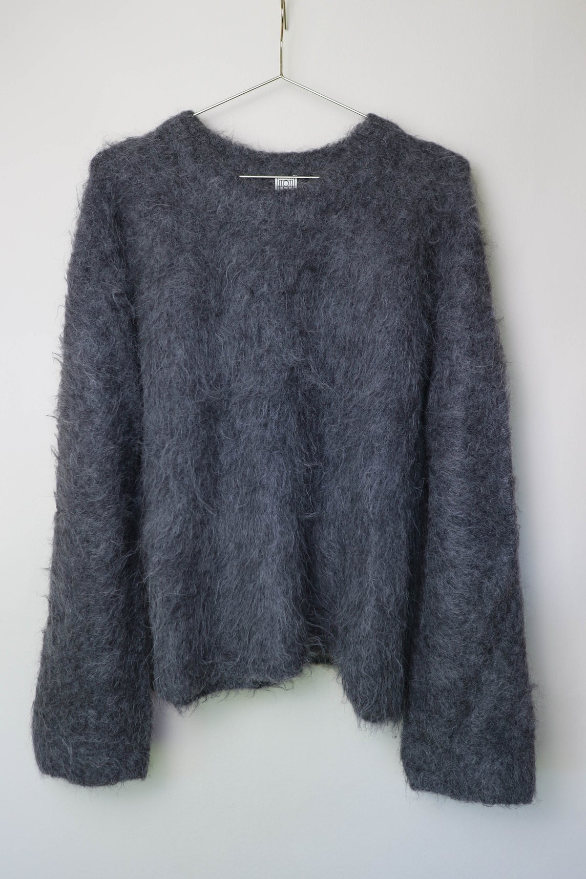 TOTEME Alpaca Oversized Knit Jumper Grey