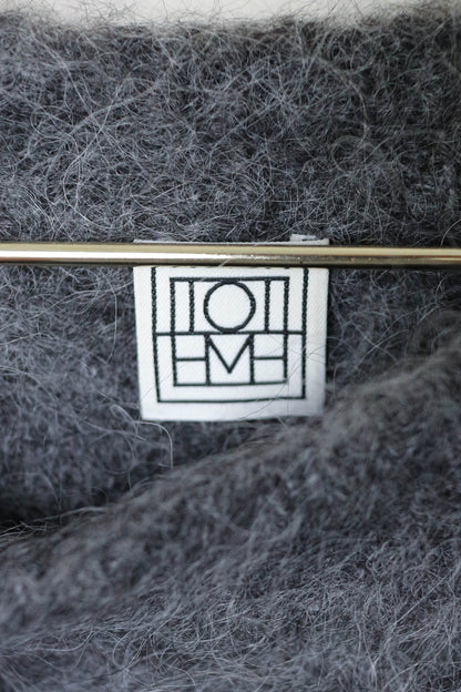 TOTEME Alpaca Oversized Knit Jumper Grey