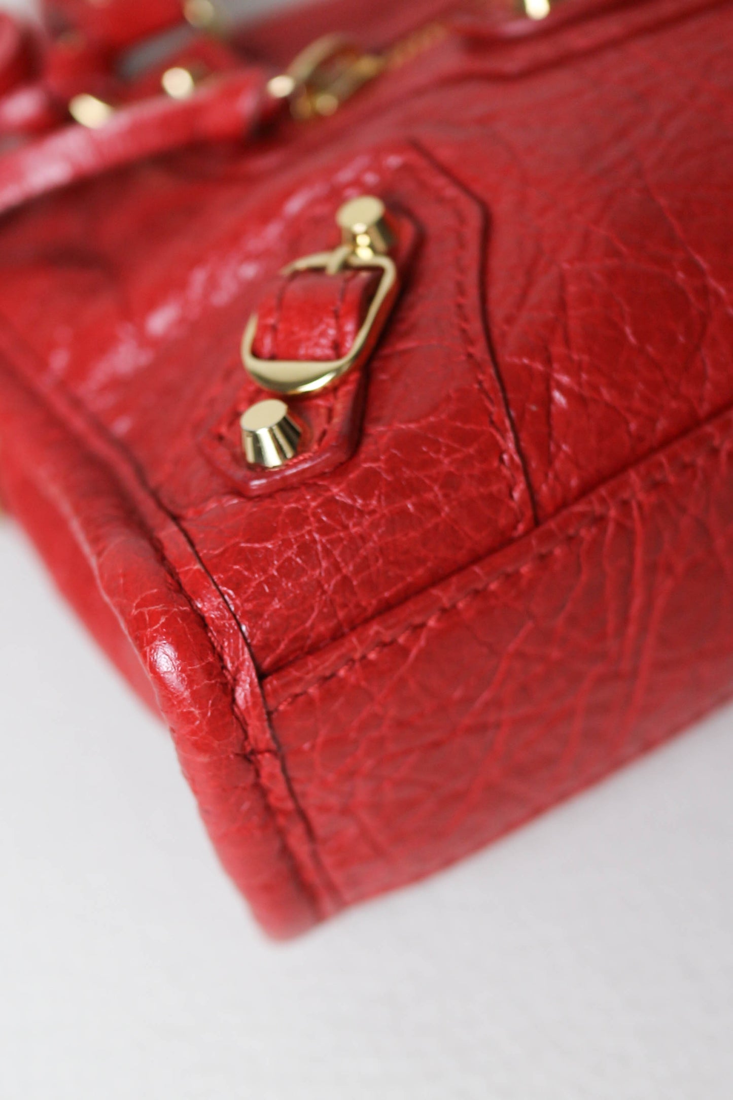 Balenciaga Nano City Bag Red