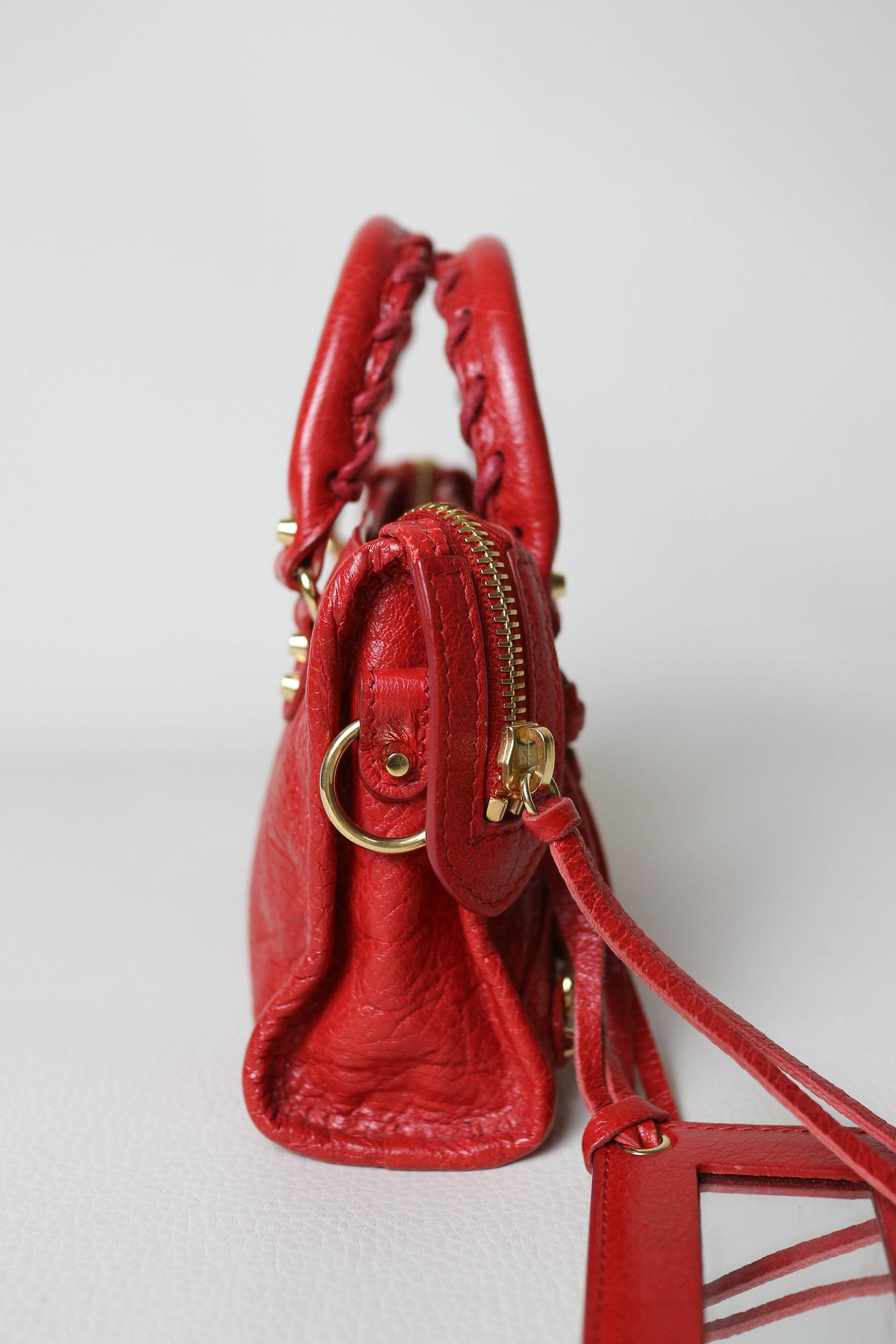 Balenciaga Nano City Bag Red