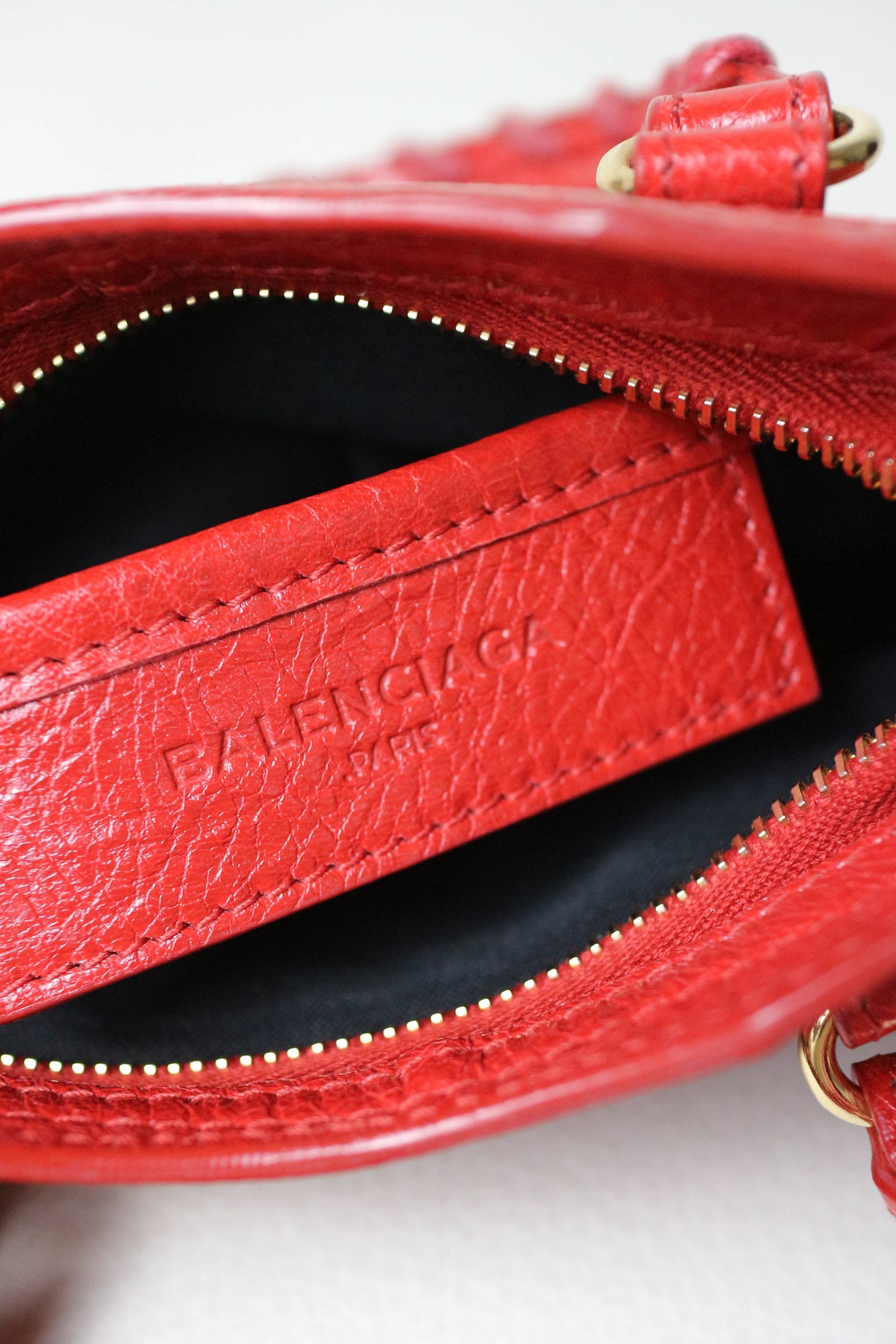 Balenciaga Nano City Bag Red