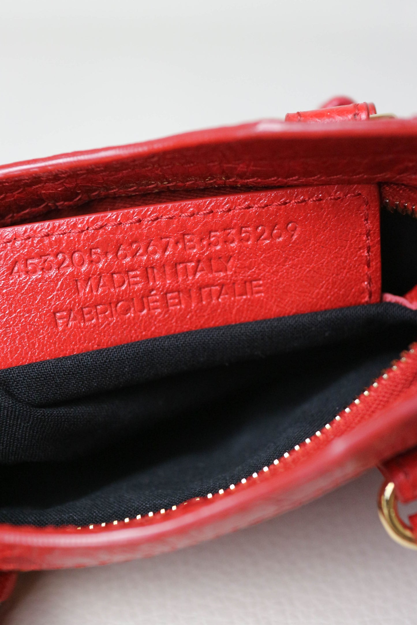 Balenciaga Nano City Bag Red