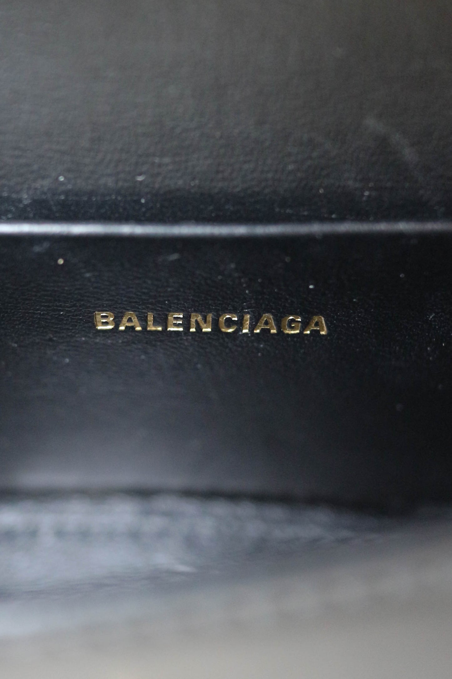 Balenciaga Mini Hourglass Bag Black