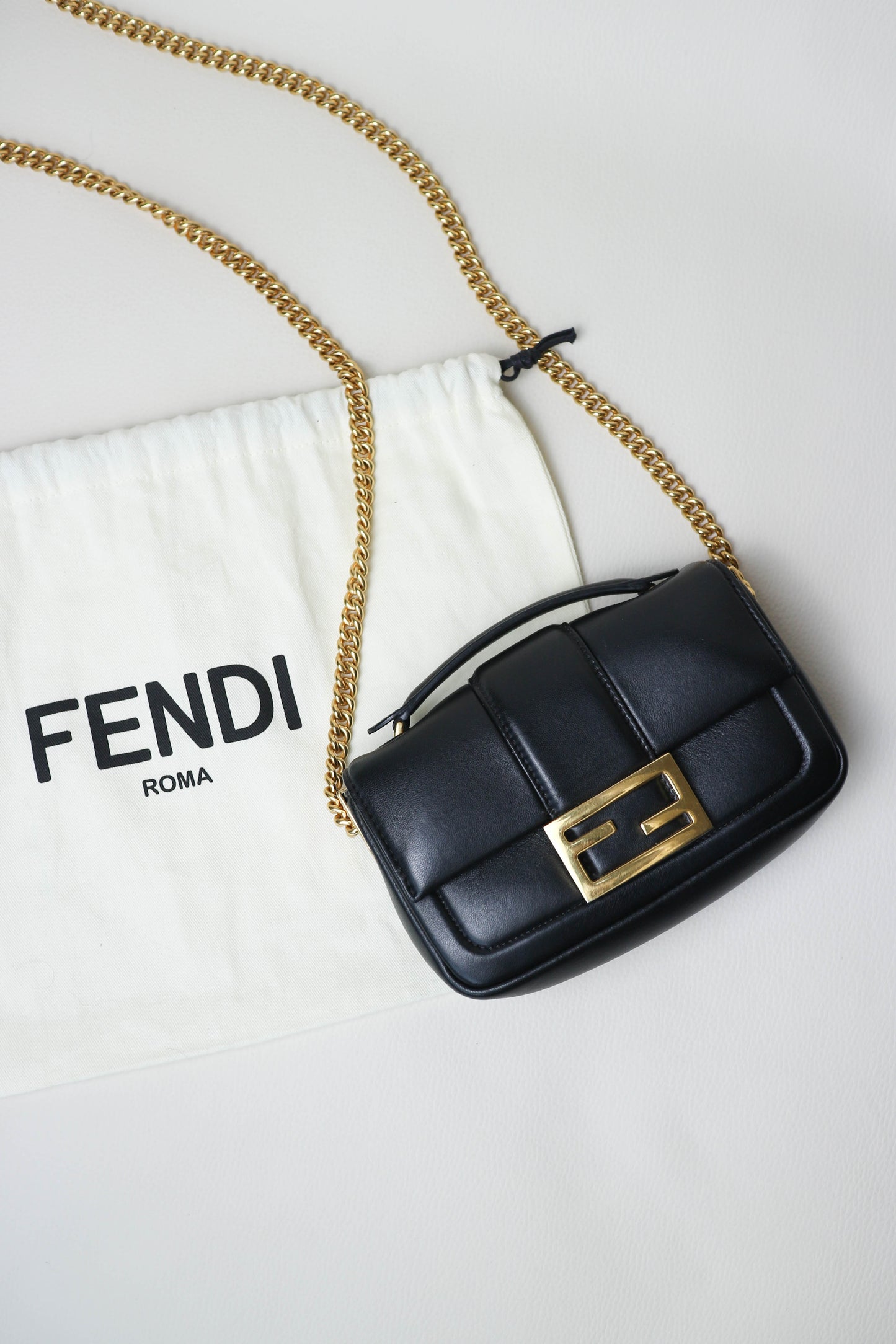 Fendi Mini Baguette Crossbody Bag