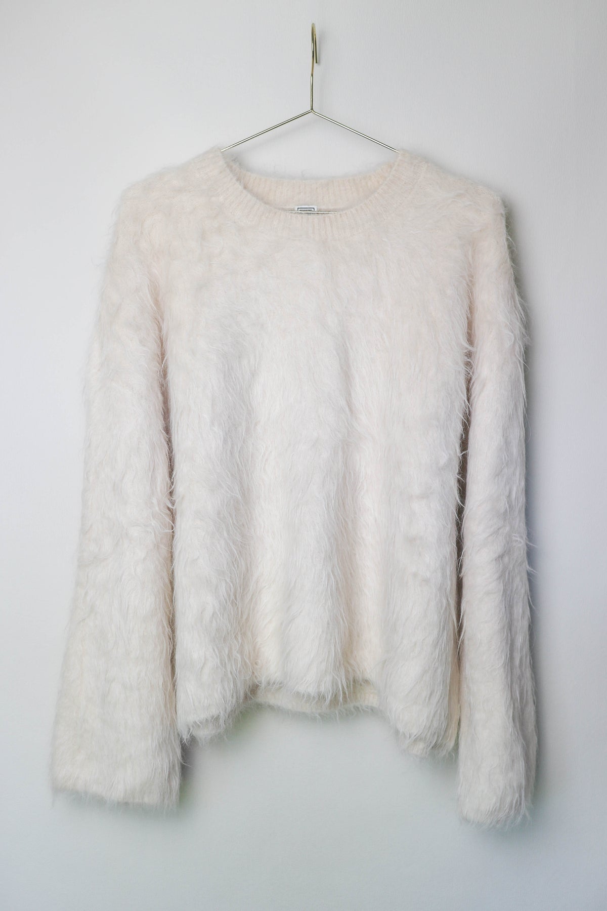 TOTEME Alpaca Oversized Knit Jumper Cream
