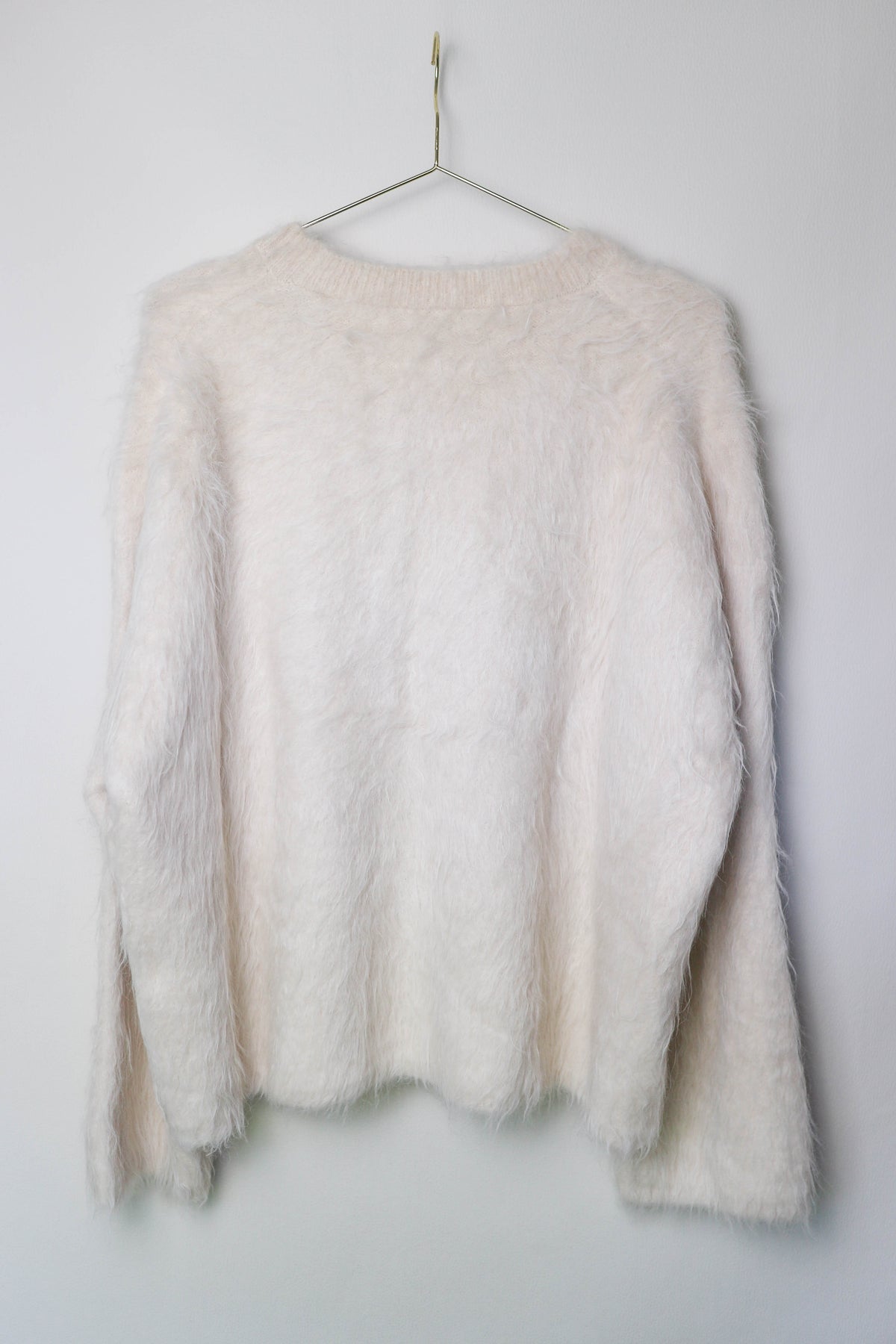 TOTEME Alpaca Oversized Knit Jumper Cream