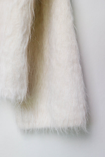 TOTEME Alpaca Oversized Knit Jumper Cream
