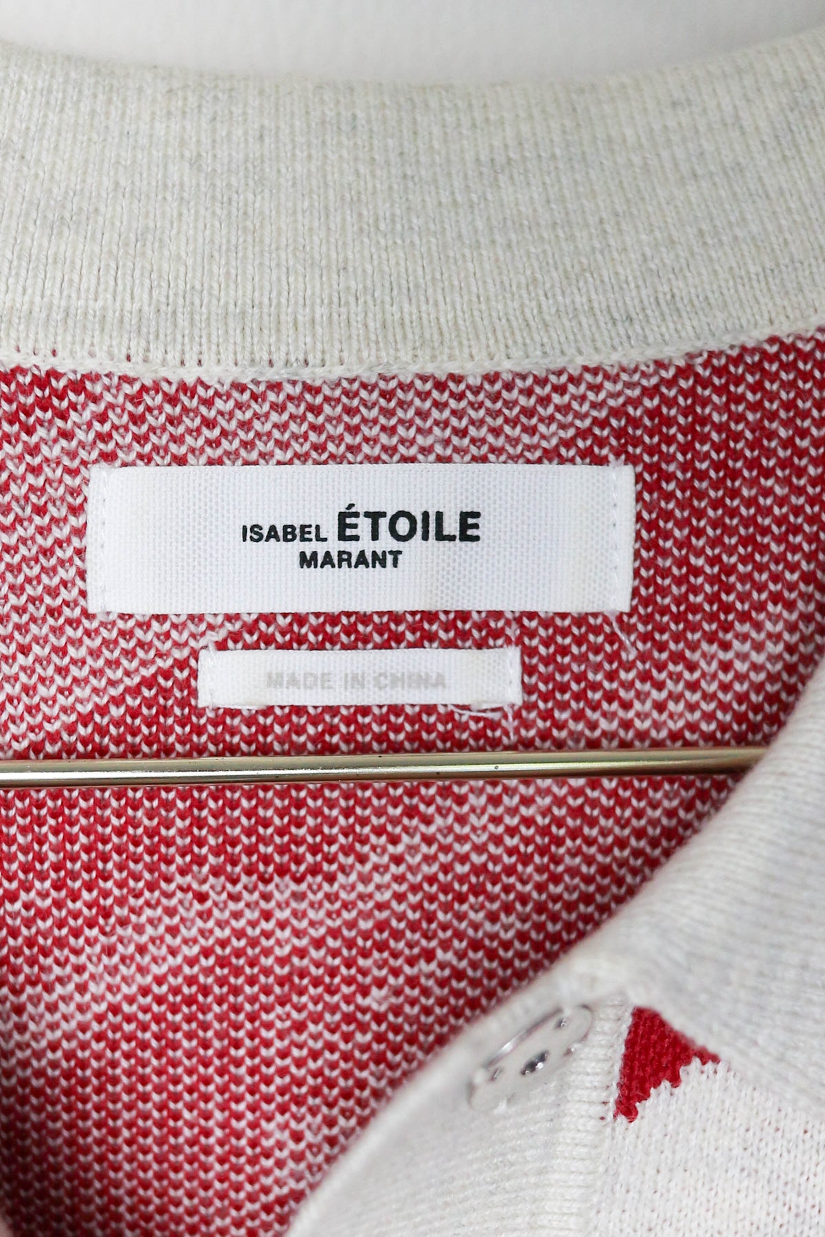 Isabel Marant Étoile Logo Knit Jumper Red