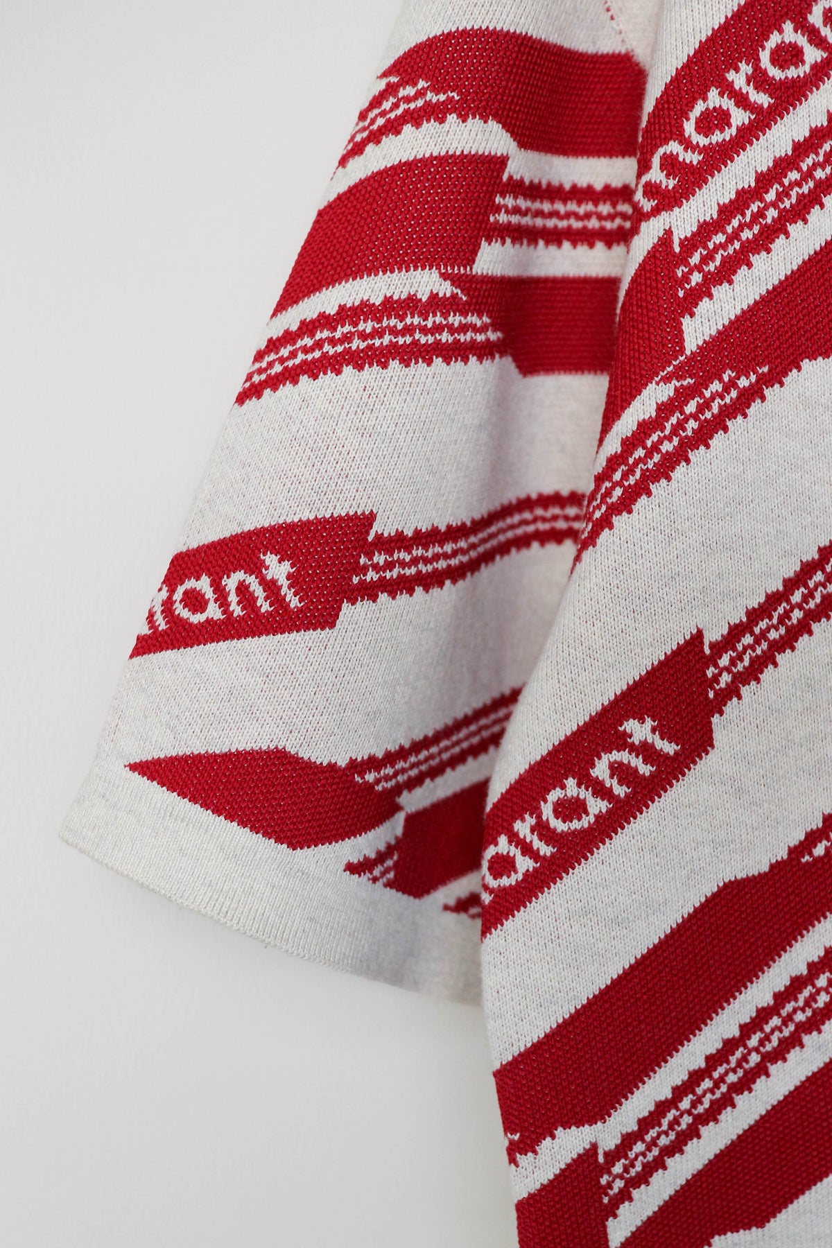 Isabel Marant Étoile Logo Knit Jumper Red
