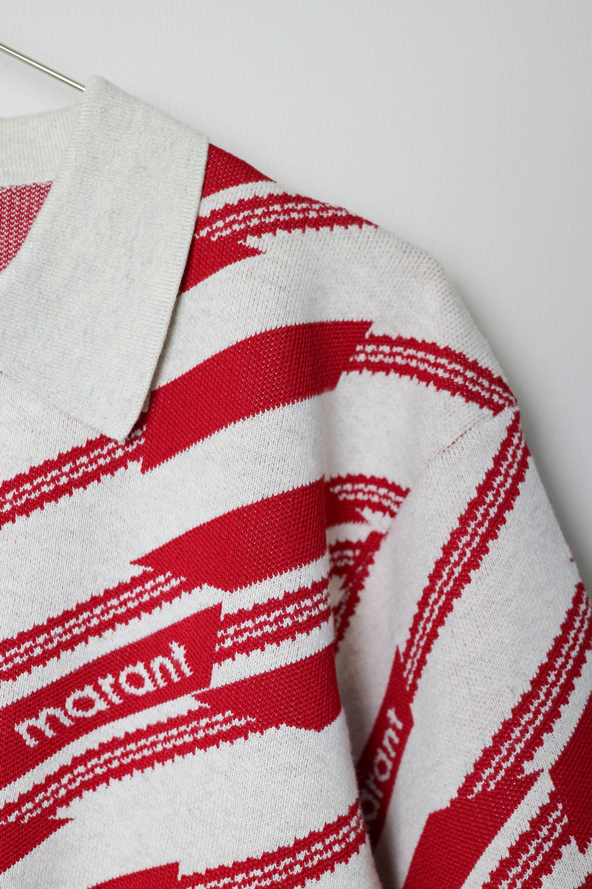 Isabel Marant Étoile Logo Knit Jumper Red