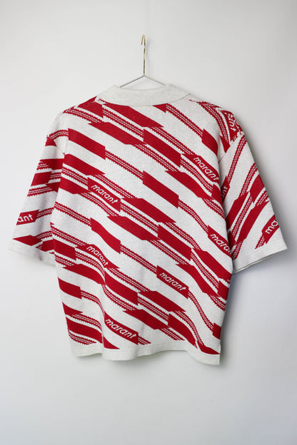 Isabel Marant Étoile Logo Knit Jumper Red