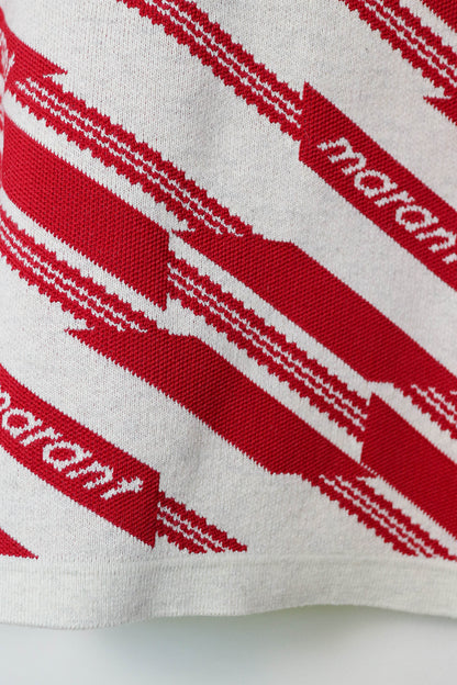Isabel Marant Étoile Logo Knit Jumper Red