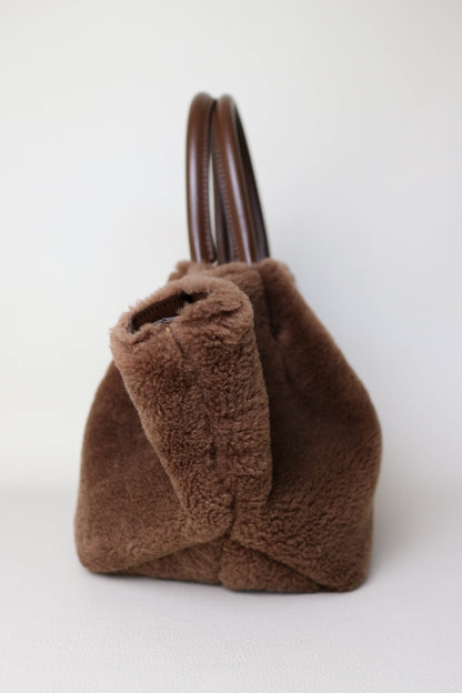 DeMellier The New York Shearling Tote Bag Medium