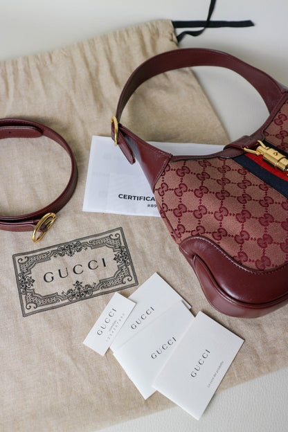 Gucci Jackie 1961 Shoulder Bag Medium Burgundy