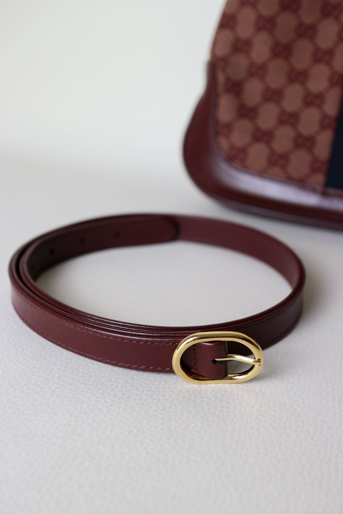 Gucci Jackie 1961 Shoulder Bag Medium Burgundy
