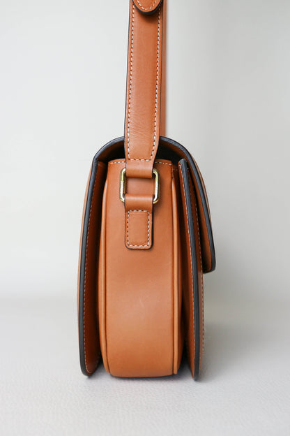 CELINE Triomphe Zebra Crossbody Bag