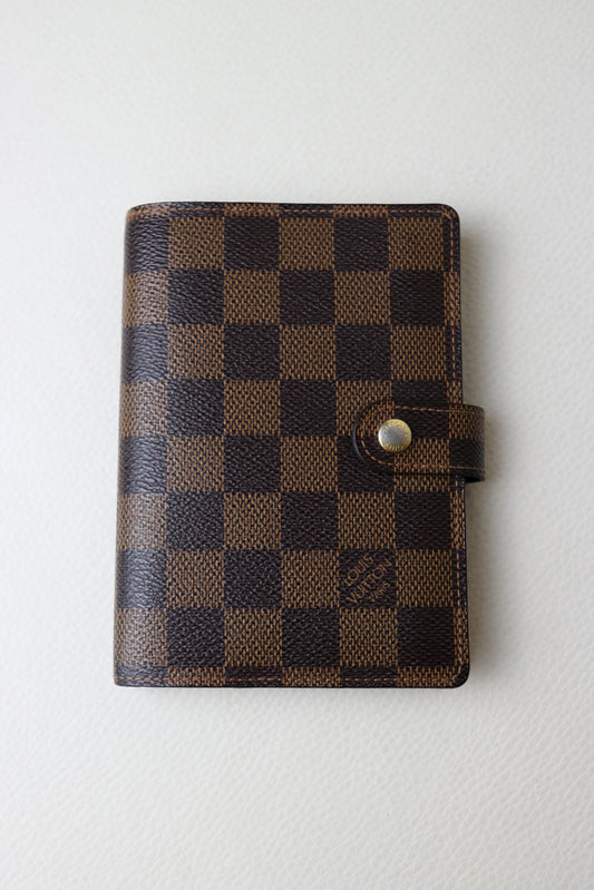 Louis Vuitton Vintage Damier Ebene Agenda Cover PM