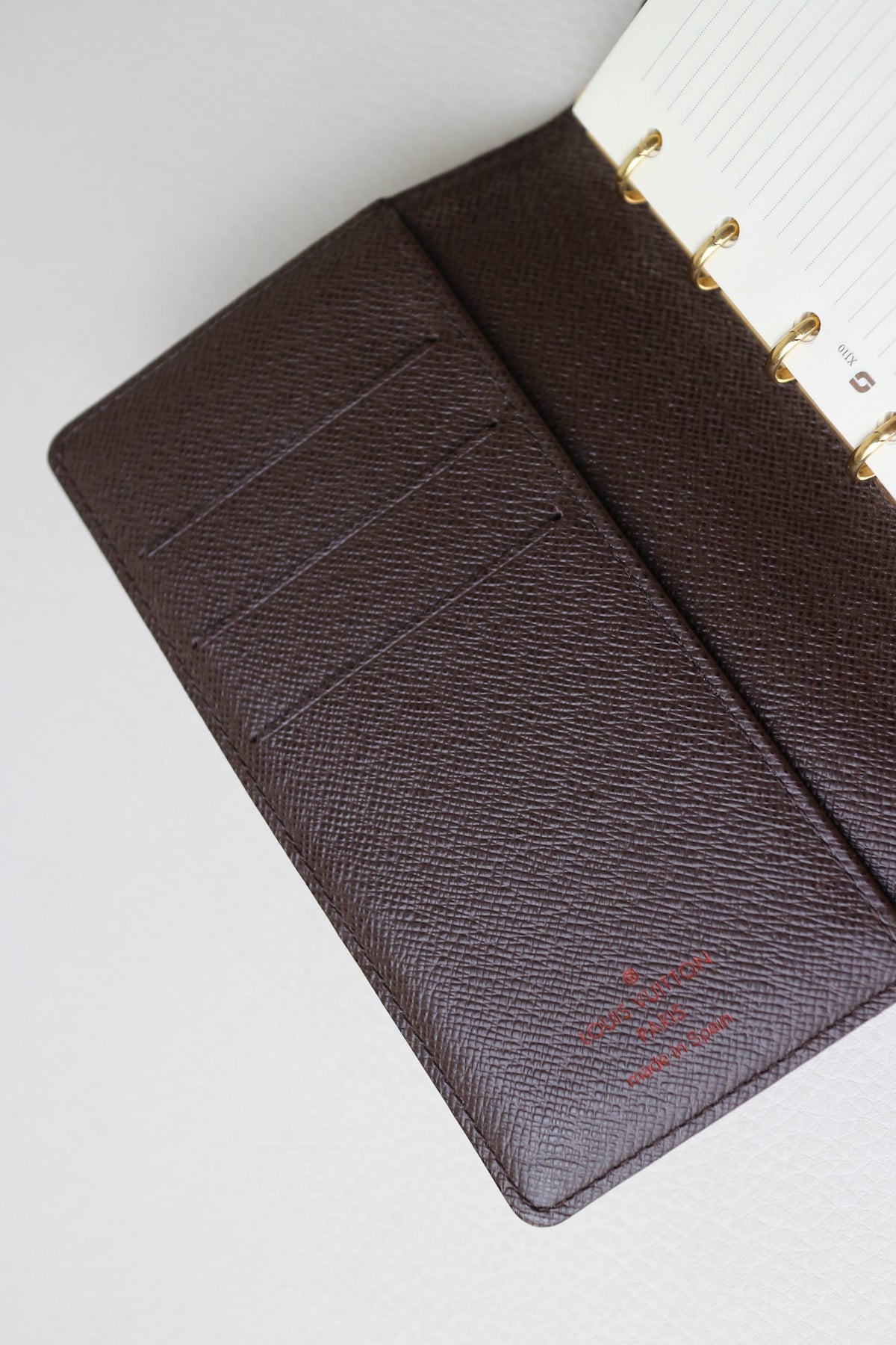 Louis Vuitton Vintage Damier Ebene Agenda Cover PM
