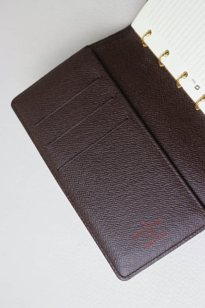 Louis Vuitton Vintage Damier Ebene Agenda Cover PM