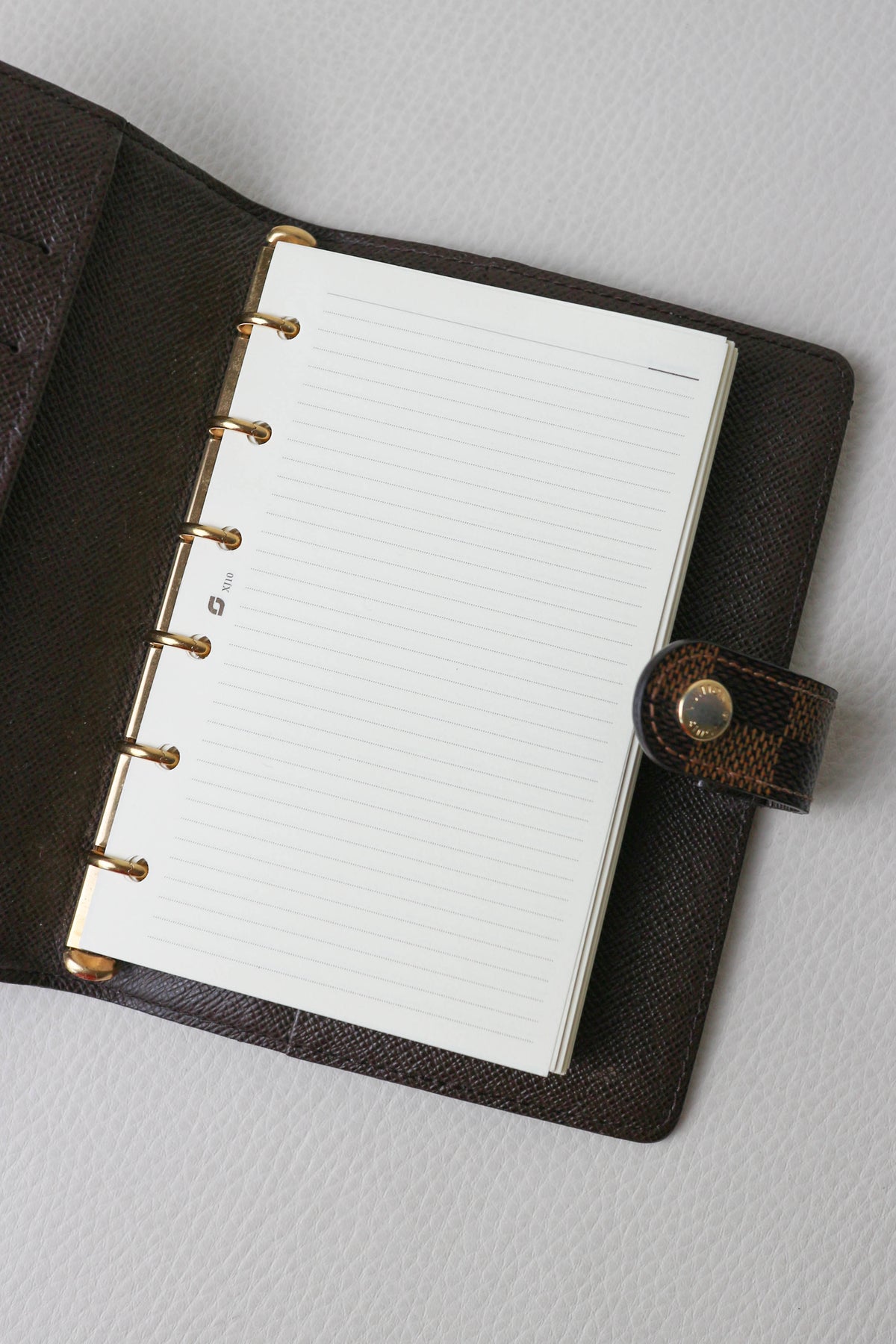 Louis Vuitton Vintage Damier Ebene Agenda Cover PM