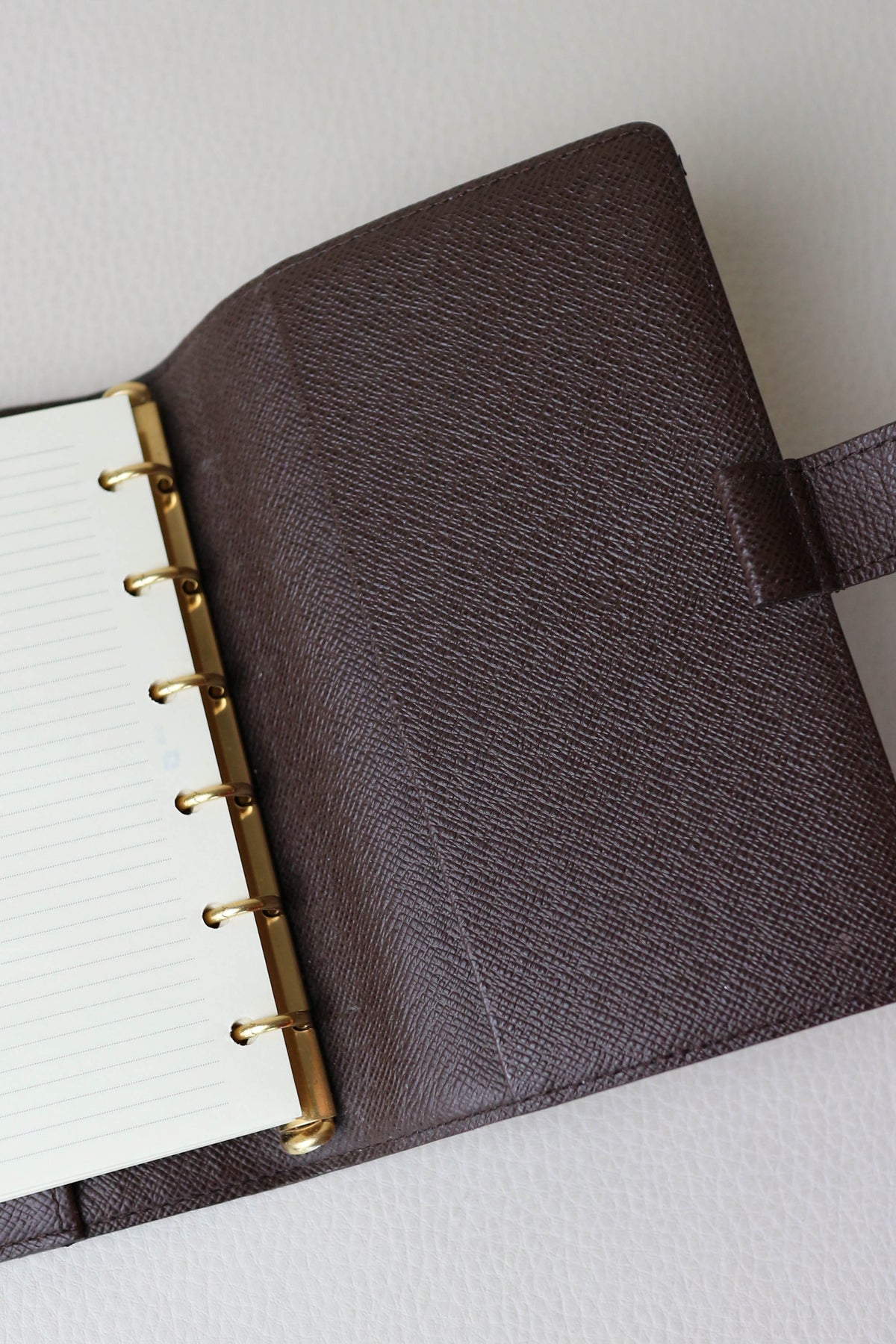 Louis Vuitton Vintage Damier Ebene Agenda Cover PM
