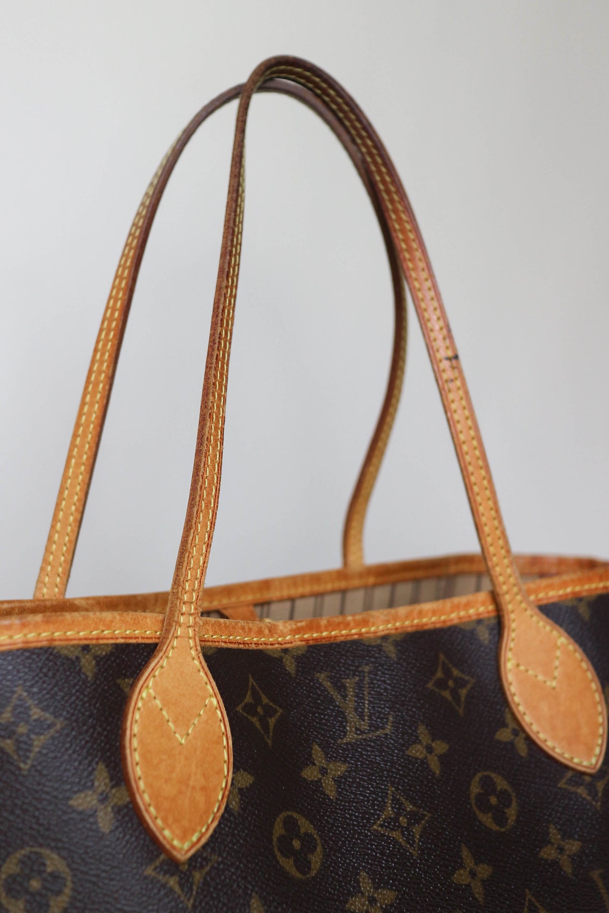 Louis Vuitton Vintage Neverfull Tote Bag PM