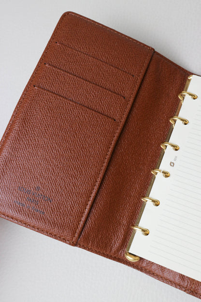 Louis Vuitton Vintage Monogram Canvas Agenda Cover PM