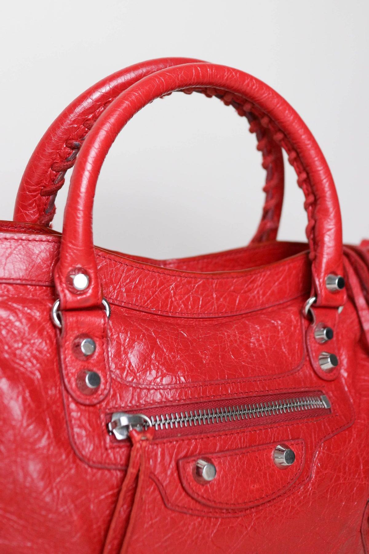 Balenciaga Classic City Handbag Small Red