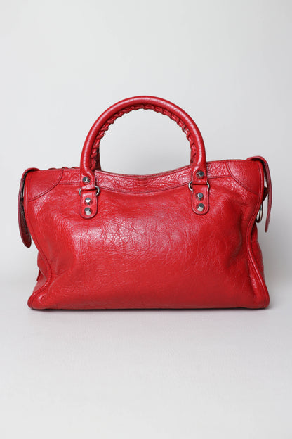 Balenciaga Classic City Handbag Small Red