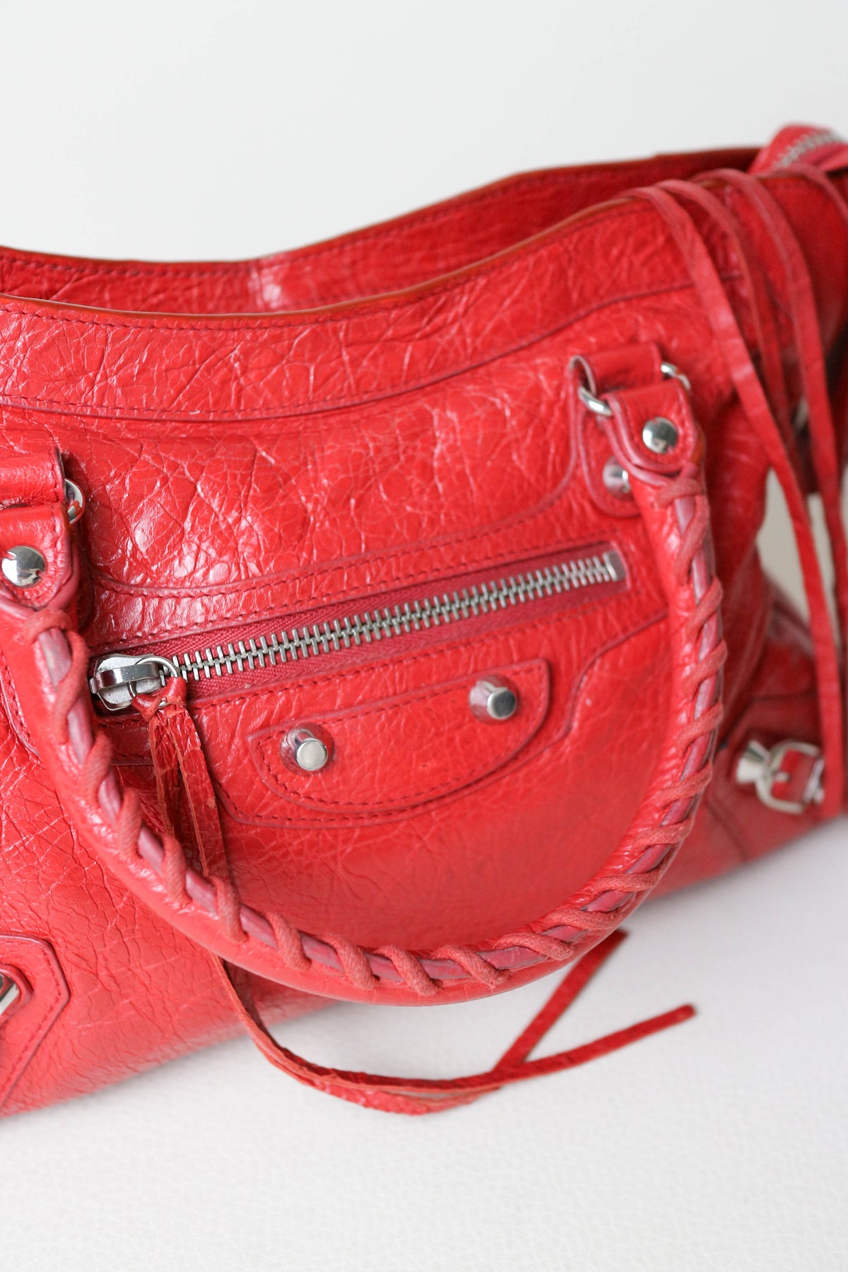 Balenciaga Classic City Handbag Small Red