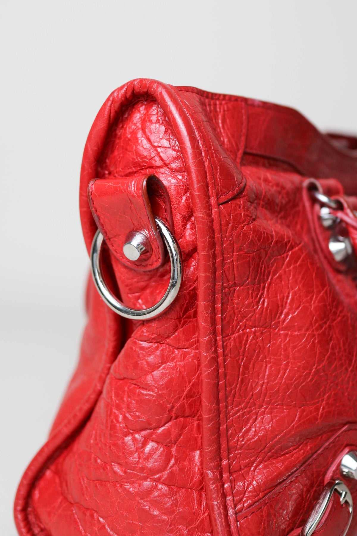 Balenciaga Classic City Handbag Small Red