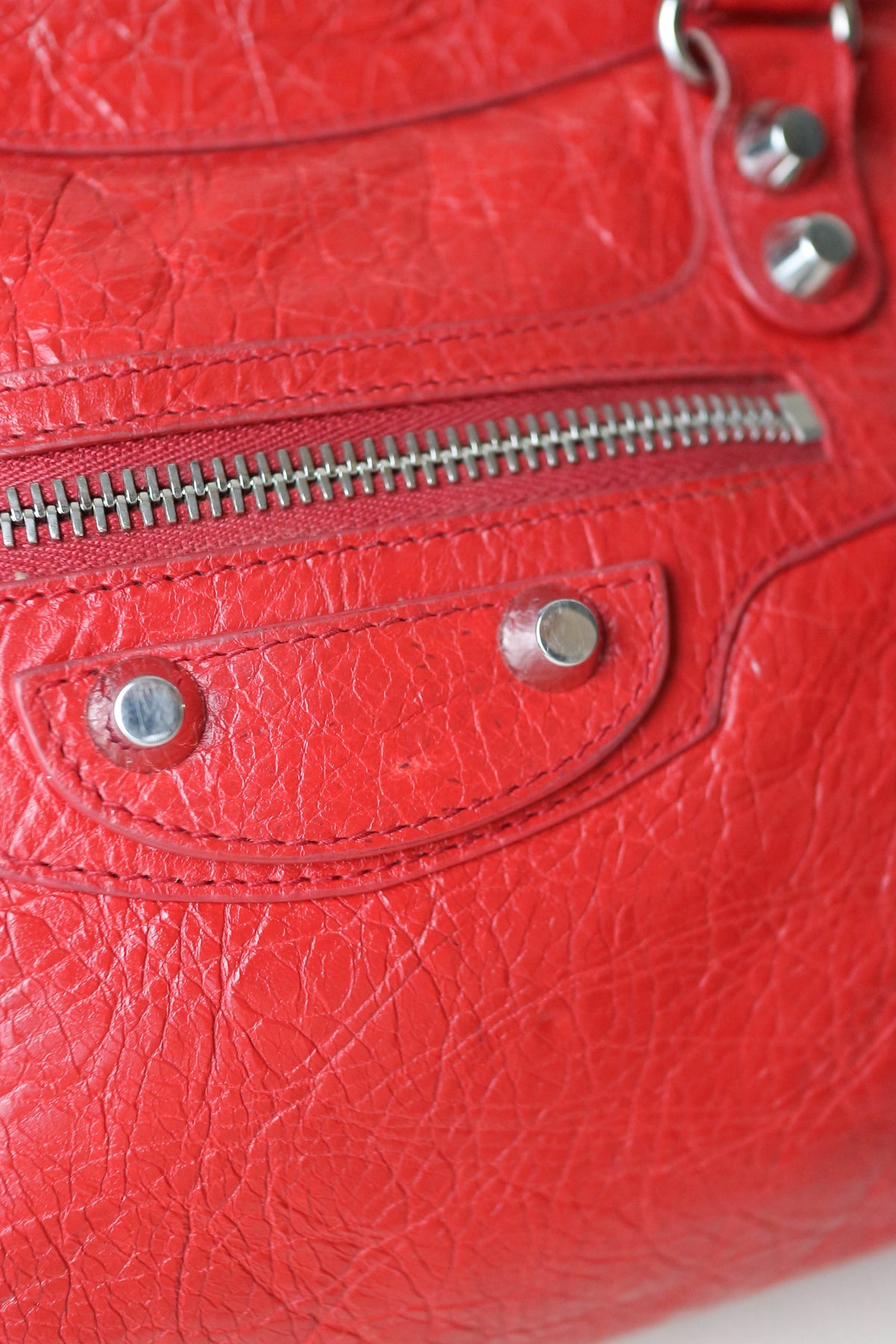 Balenciaga Classic City Handbag Small Red