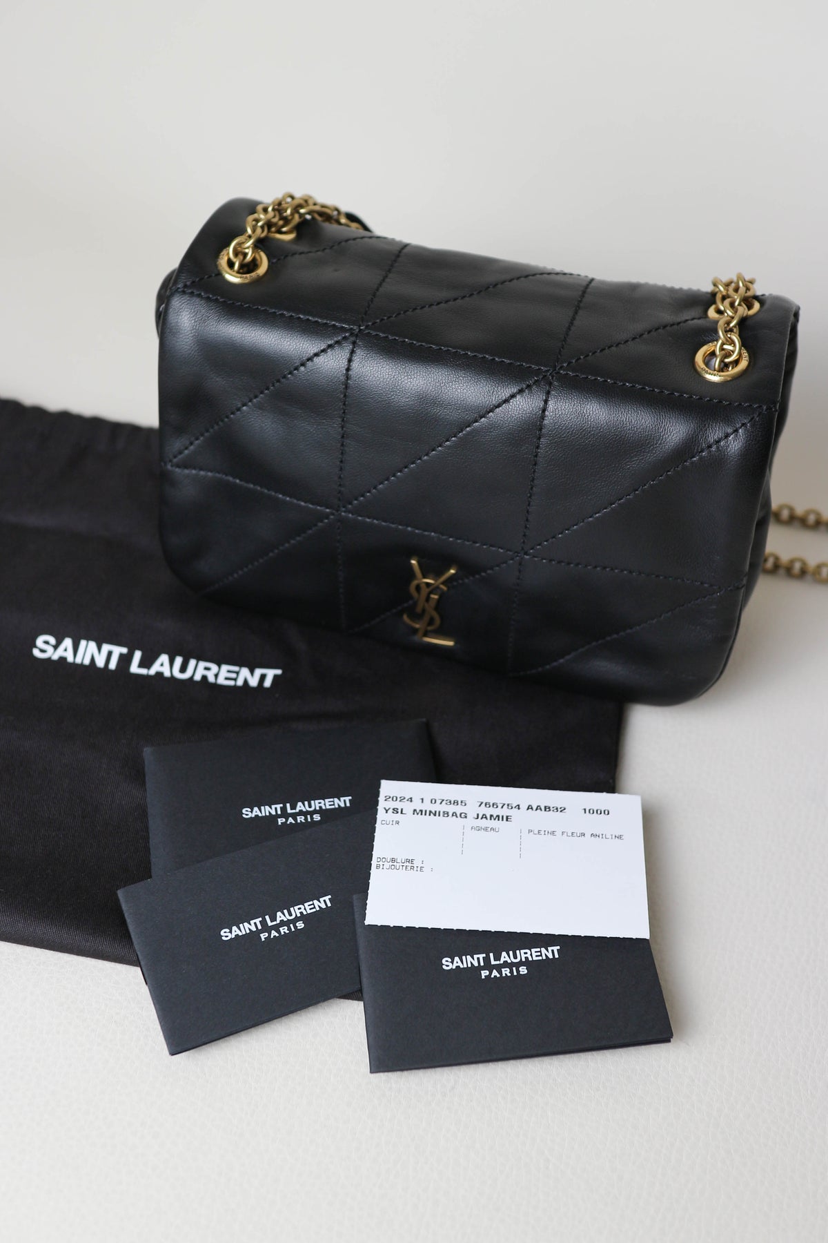 Saint Laurent Jamie 4.3 Mini Shoulder Bag Black