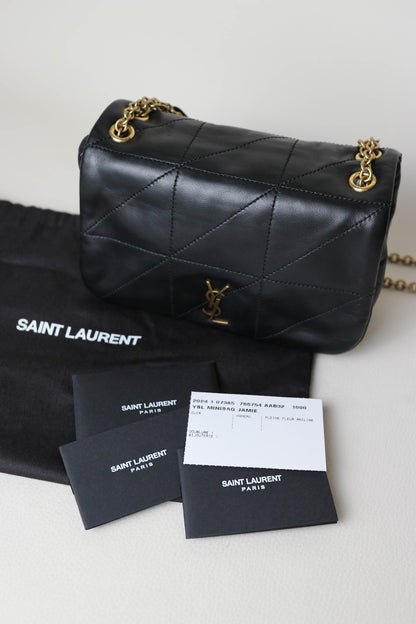 Saint Laurent Jamie 4.3 Mini Shoulder Bag Black