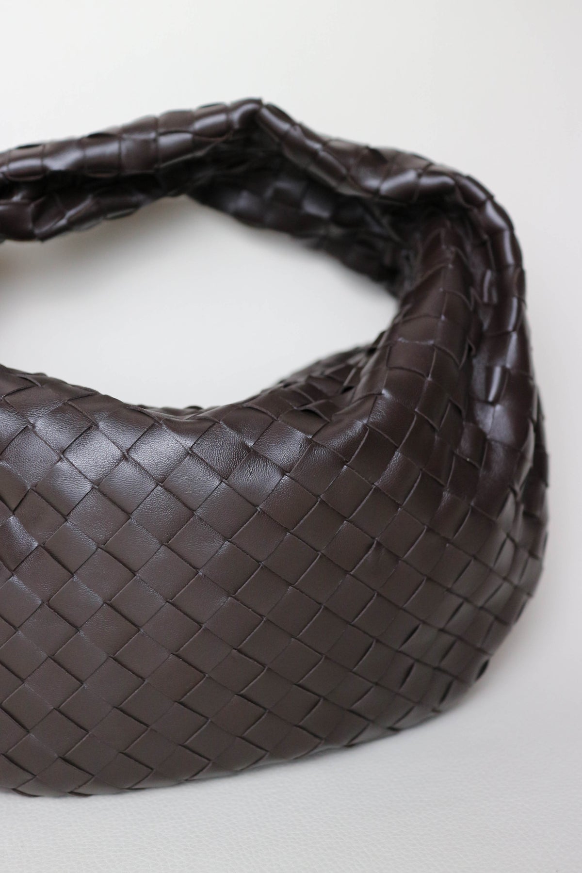 Bottega Veneta Intrecciato Teen Jodie Bag Brown