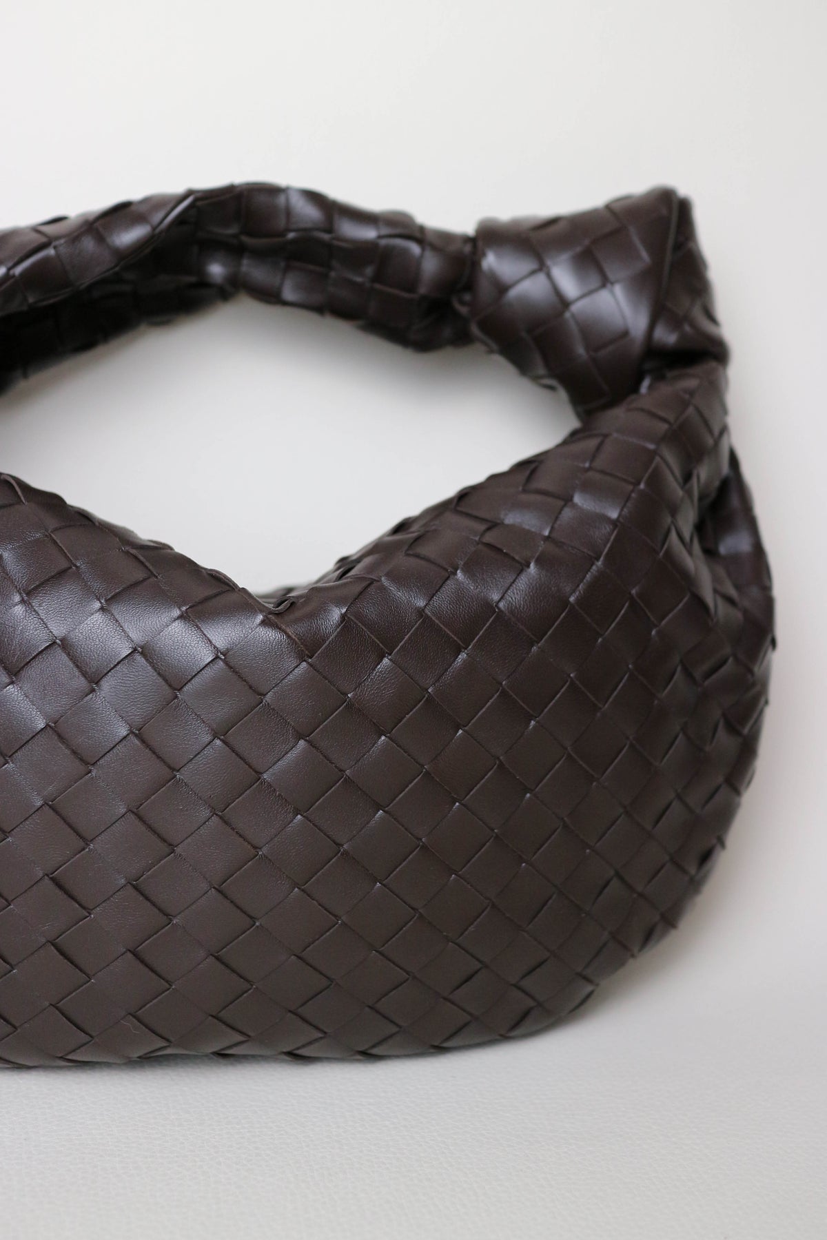 Bottega Veneta Intrecciato Teen Jodie Bag Brown