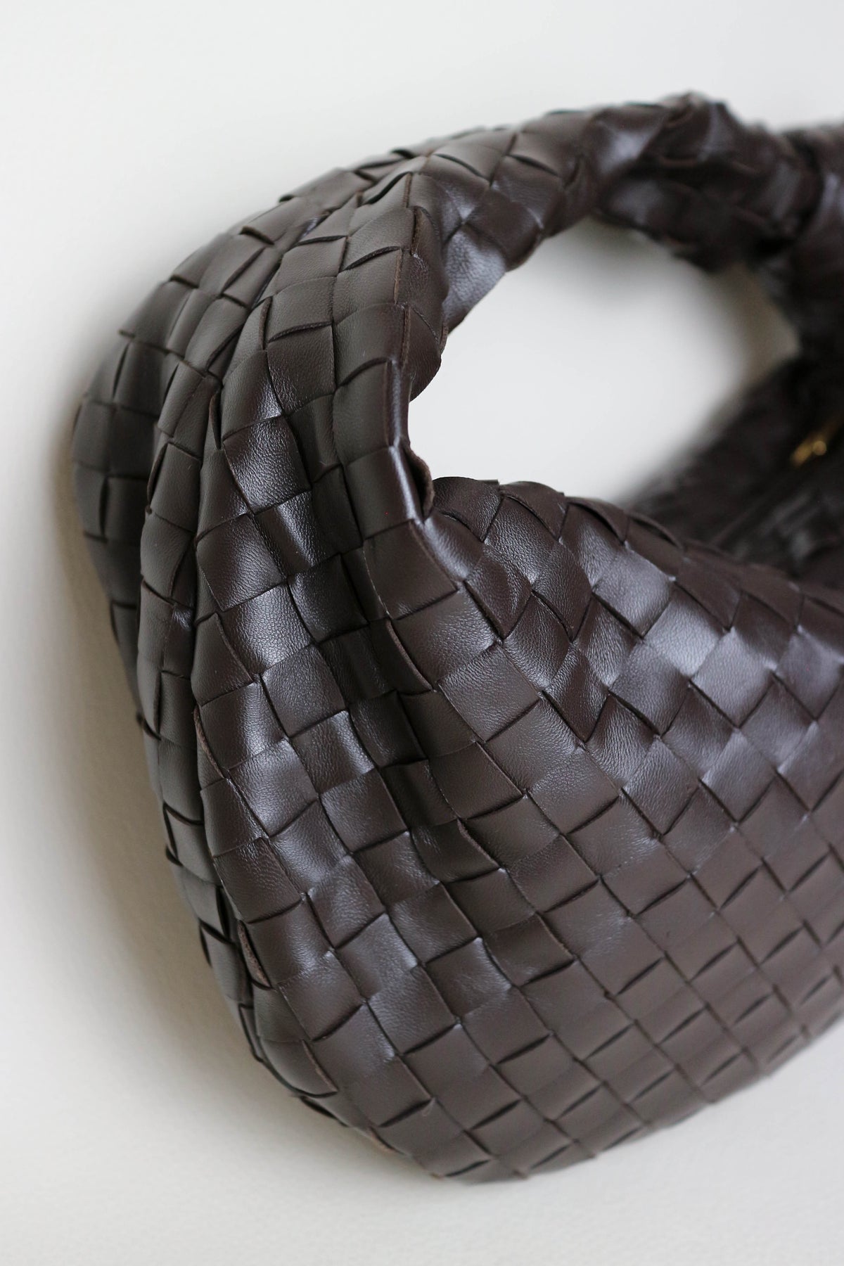 Bottega Veneta Intrecciato Teen Jodie Bag Brown
