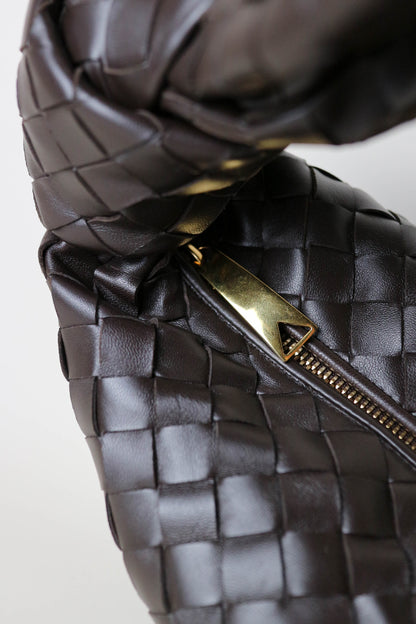 Bottega Veneta Intrecciato Teen Jodie Bag Brown