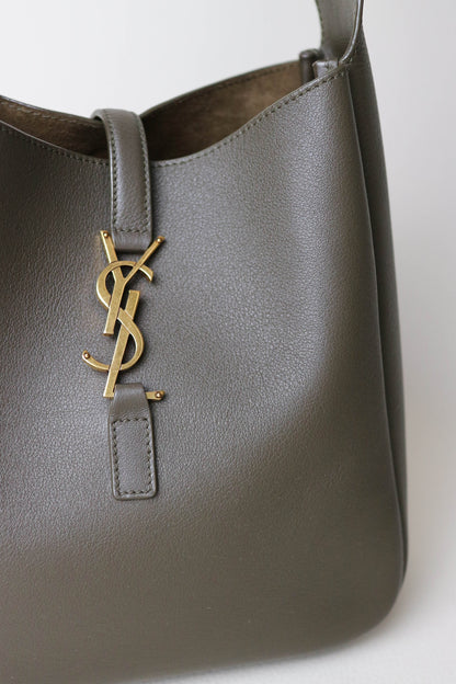Saint Laurent Le 5 À 7 Shoulder Bag Small Khaki
