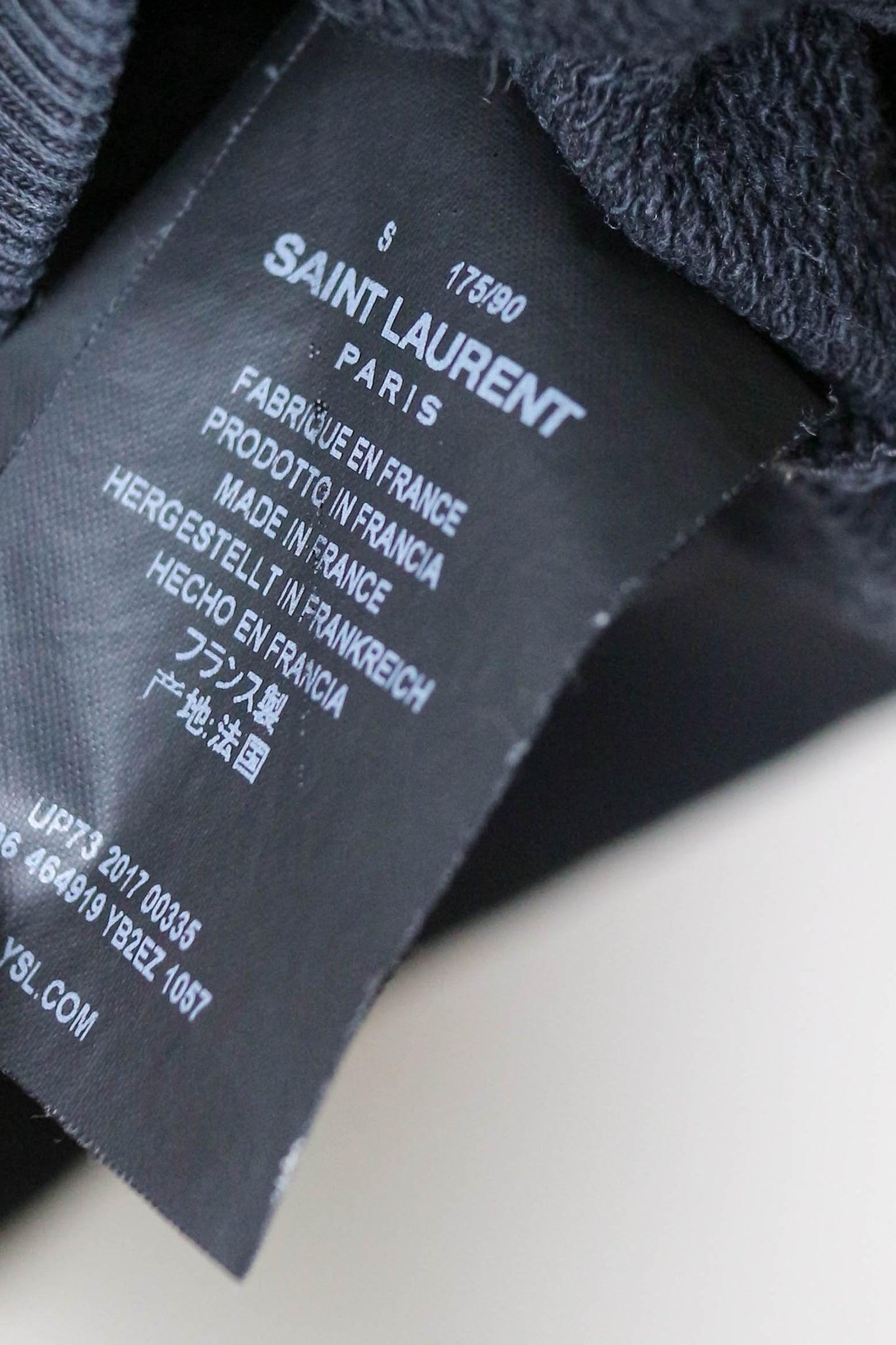 Saint Laurent Cropped Logo Sweater