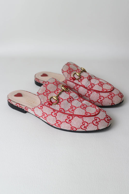 Gucci Princetown Loafers Red