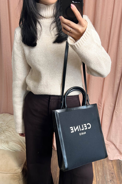CELINE Logo Cabas Tote Bag